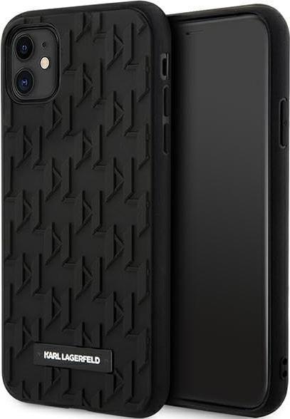 Produktbild Karl Lagerfeld KLHCN61RUPKLPK iPhone 11 / Xr 6.1" hardcase czarny/black 3D Monogram (Apple iPhone XR)