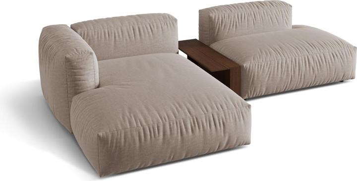 Actual product image Micadoni Modular Left Corner Sofa, "Martina", 2 Seats, 292x176x75 Made in Europe (Corner sofa, Modular sofa)