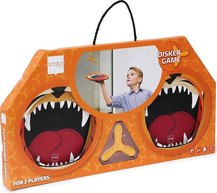 Actual product image Scratch Magnetic Throw Catch Game Tiger Lion
