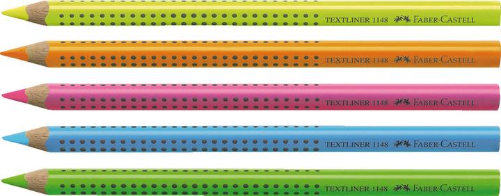 Actual product image Faber-Castell Textliner Jumbo Grip (Orange, 5.40 mm, 1 x)