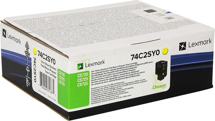 Immagine prodotto Lexmark 74c2sy0 (Y)