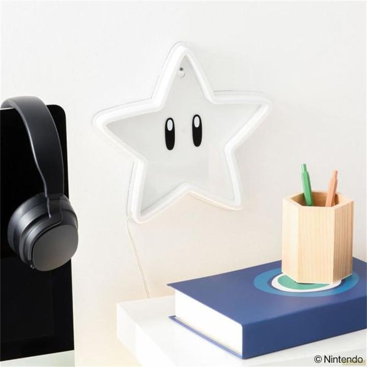 Actual product image Paladone Products Paladone Lampada Neon da Muro Super Mario Super Stella
