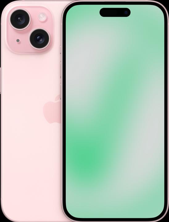 Produktbild Revendo iPhone 15 (256 GB, Rosé, 6.10", 48 Mpx, SIM + eSIM, A / Wie neu)