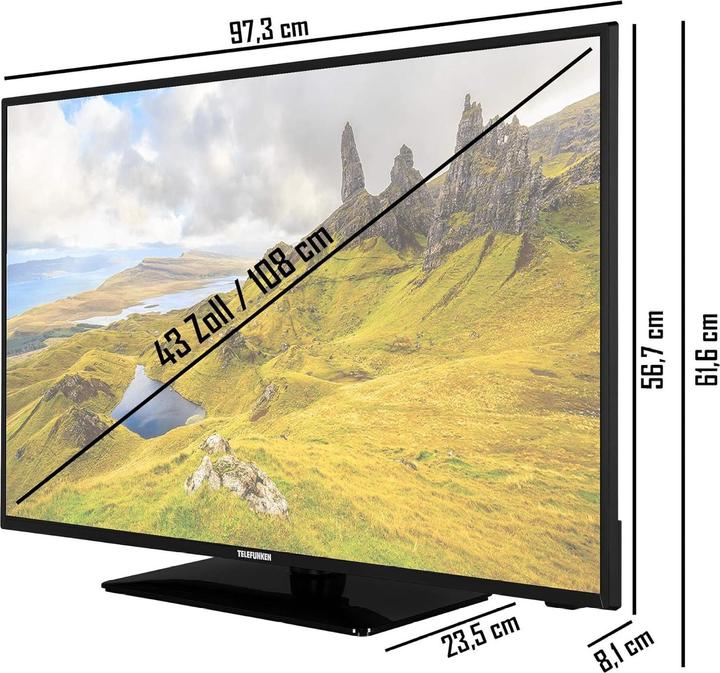 Image du produit Telefunken D43U551X1CWI (43")