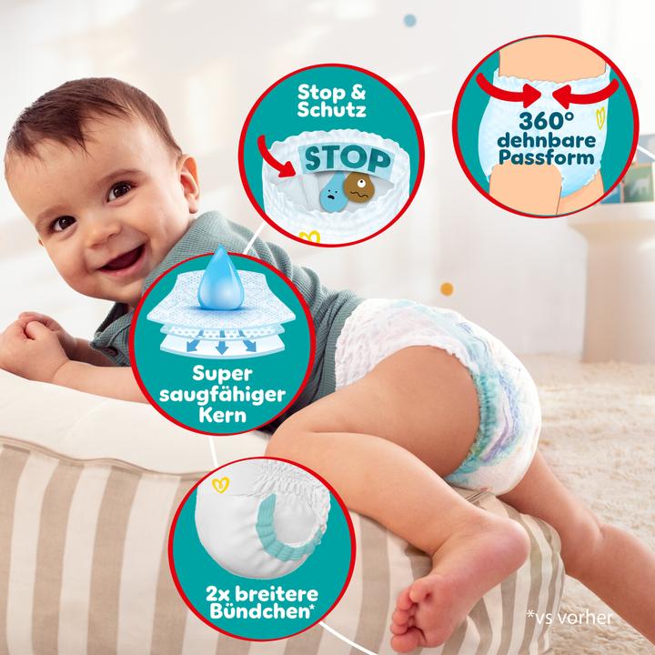 Produktbild Pampers Baby-Dry Pants (Gr. 7, Monatsbox, 126 Stück)