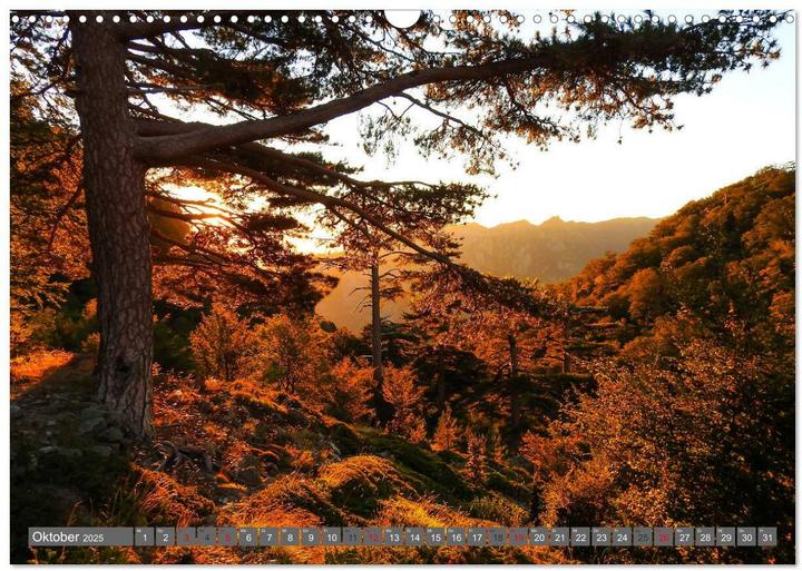 Produktbild Weitwandern auf Korsika GR 20 (Wandkalender 2025 DIN A3 quer), Monatskalender (A3, Deutsch)