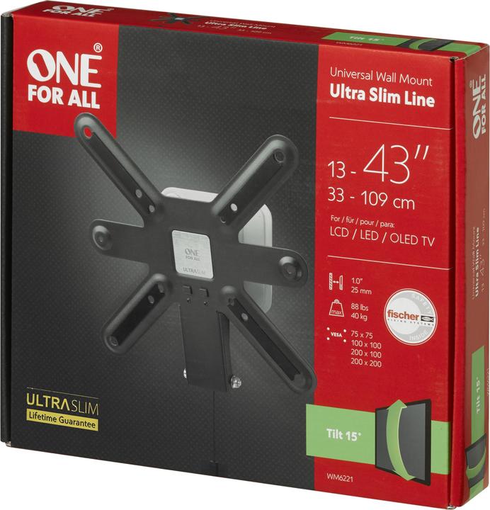 Actual product image One for All Ultraslim WM6221 (Wall, 42", 40 kg)