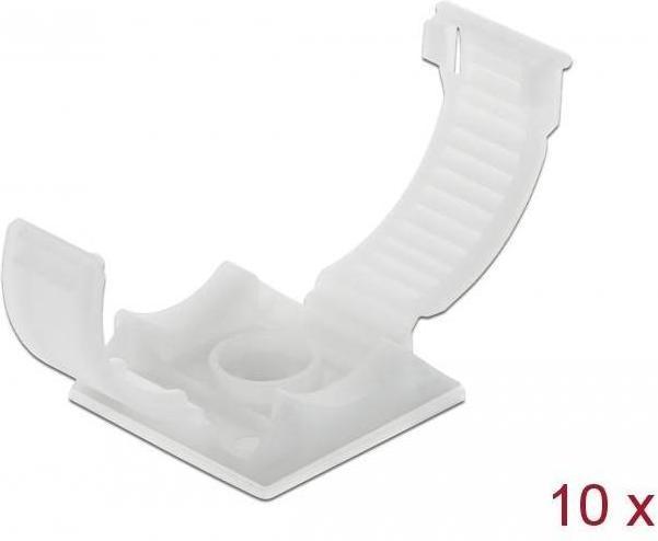Delock Kabelhalter Natural (Packung mit 10)