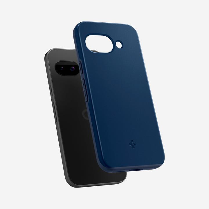 Actual product image Spigen Thin Fit (MagFit) Pixel 9a Case Navy Blue (Google Pixel 9a)
