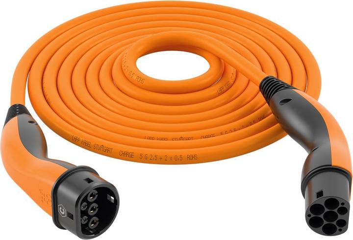 Lapp Mobility EV-TYP2 Ladekabel HELIX 1-phasig (Tipo 2, 7.40 kW, 32 A, 5 m)