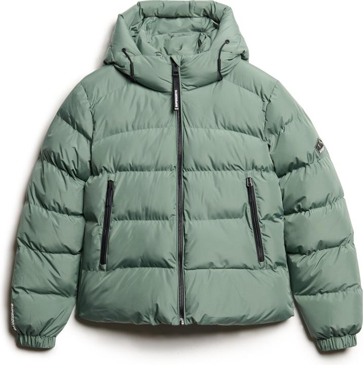 Superdry damen-daunenjacke hooded sports (L)