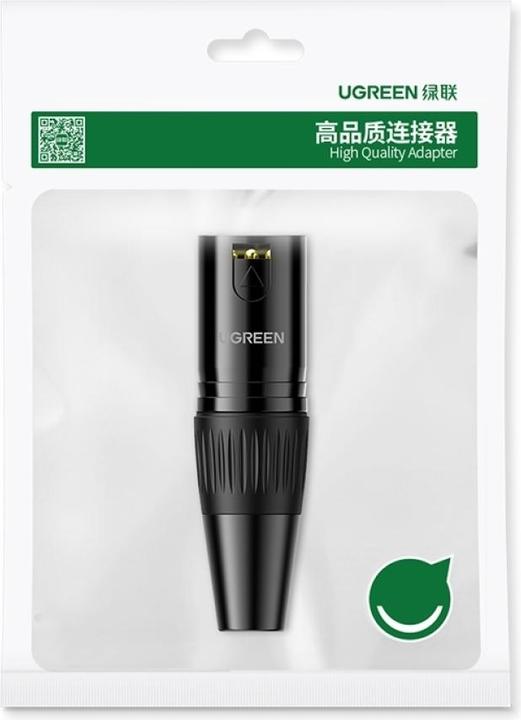 Actual product image Ugreen XLR connector 3-pin male