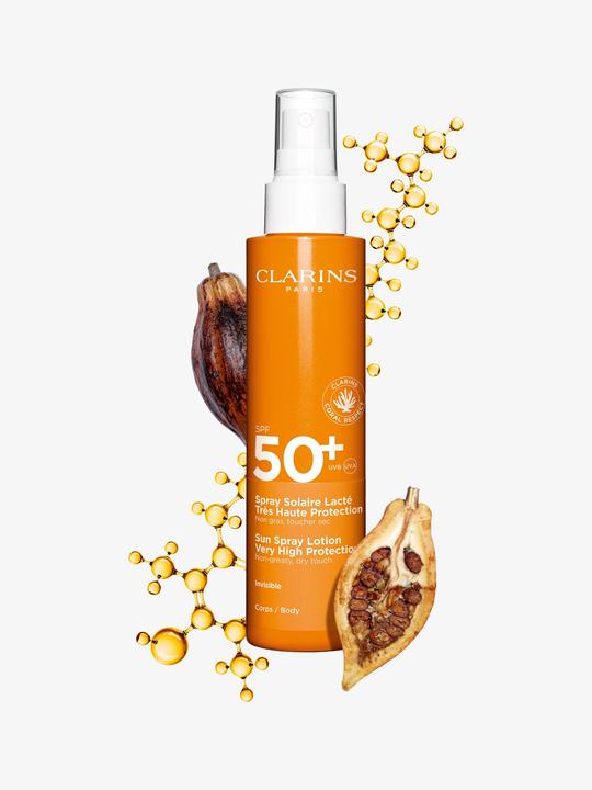 Actual product image Clarins Sun - SUN CARE BODY LOTION SPF50+ (Sun lotion, SPF 50+, 150 ml, 203 g)