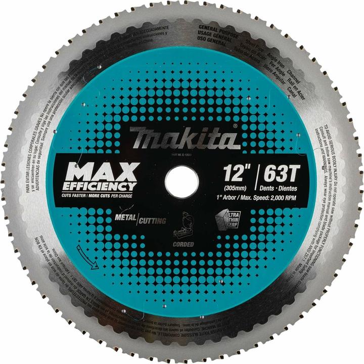 Produktbild Makita E-12055 EFFICUT Sägeblatt 305x25.4x63Z