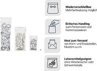 Produktbild kaiserkraft Druckverschlussbeutel basic (100 Stück)
