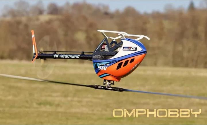 Immagine prodotto OMP Hobby Helikopter M6 Cosmic-Orange Bausatz und Rotorblätter