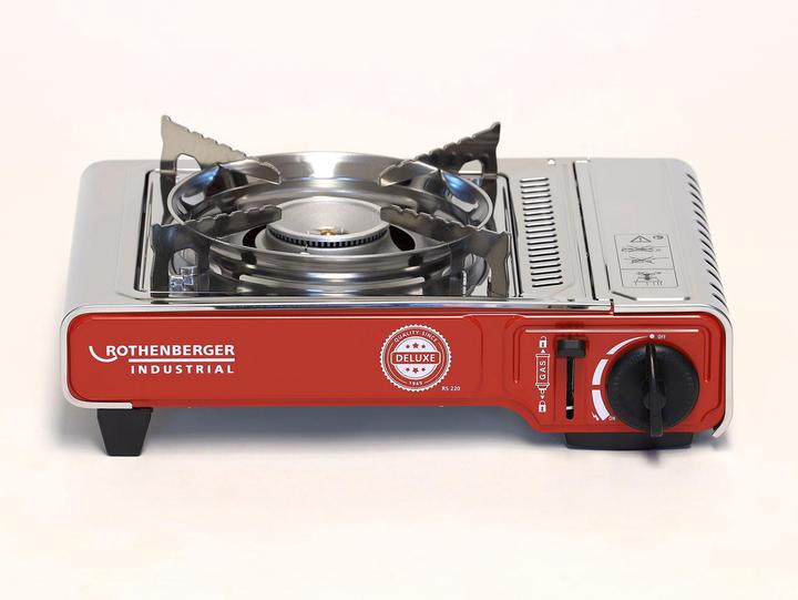 Produktbild Rothenberger Industrial Gas Camping Kocher Deluxe RS 220 1500004233 Edelstahl