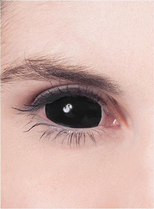 Produktbild Metamorph Sclera schwarz Hexe Untoter Kontaktlinsen (Schwarz)