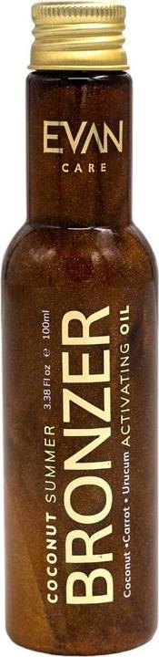 Evan Coconut Summer Bronzer Activating Oil 100 ml (Selbstbräunungstuch, 100 ml)