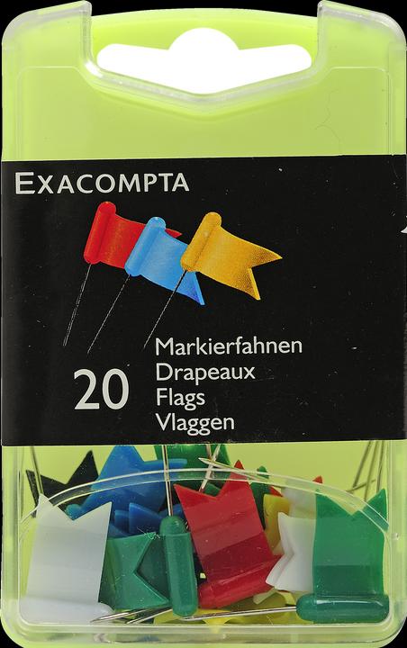 Produktbild Exacompta Markierfahnen, multicolor (20 Stück, 9 mm)