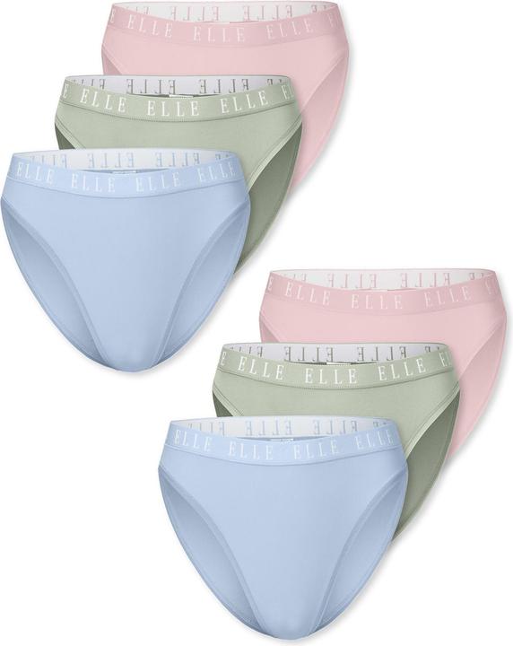 Elle Slip High Leg - LOGO (M, 6er Pack)
