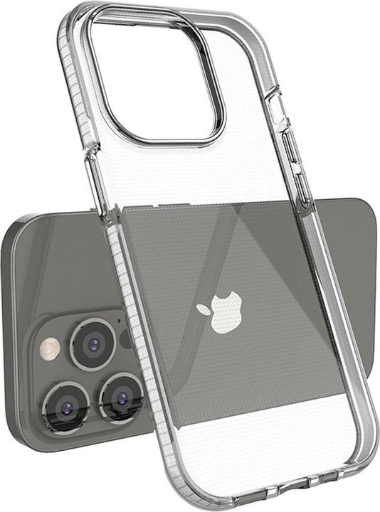 Image du produit Hurtel Étui Spring Case pour iPhone 14 Pro étui en silicone avec cadre rose clair (Apple iPhone 14 Pro)