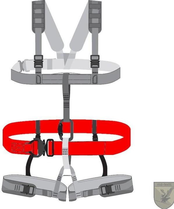 MD Jed Belt MGS inkl. Versteifung (EN358 Zertifiziert) Steingrau Oliv G3 90cm-100cm (90, 95, 100)