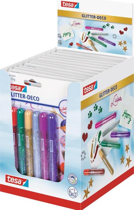 Produktbild tesa Deko Glitzerstifte (10 g, 60 ml)