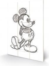 Actual product image Pyramid DISNEY - Mickey Mouse Sketched - Impression sur bois 20x29.5