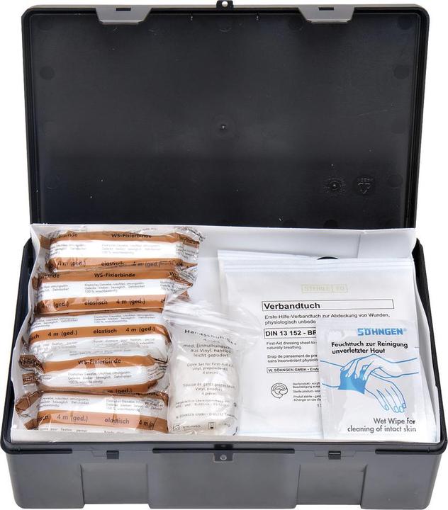 Actual product image Söhngen First-aid box, small KIEL B260xH160xD80approx.mm black (First aid box)