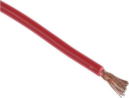 Actual product image Rs Pro 2491X red equipment wire,1.5sq.mm 100m (100 m)