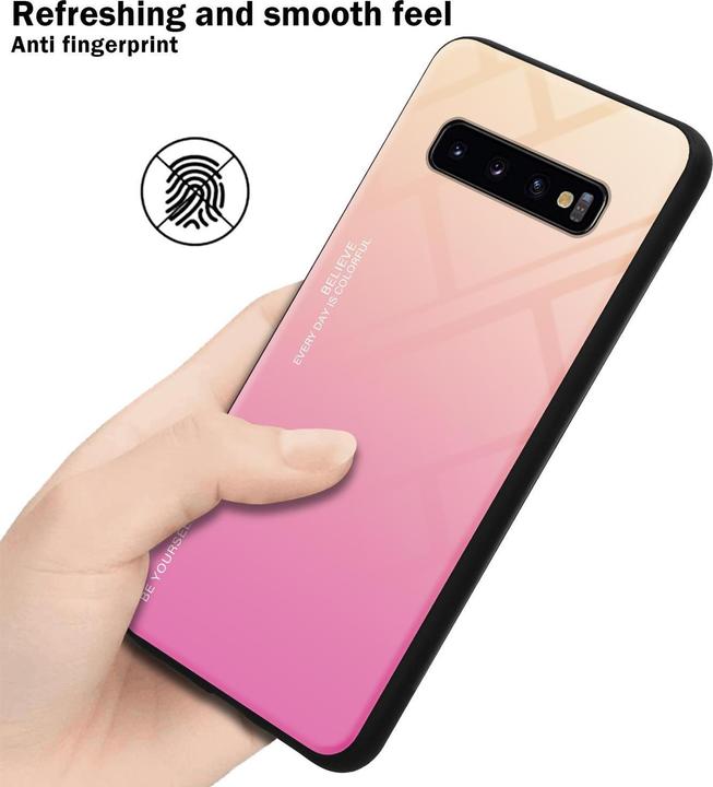 Immagine prodotto Cadorabo Copertura in vetro TPU 2 colori (Samsung Galaxy S10+)