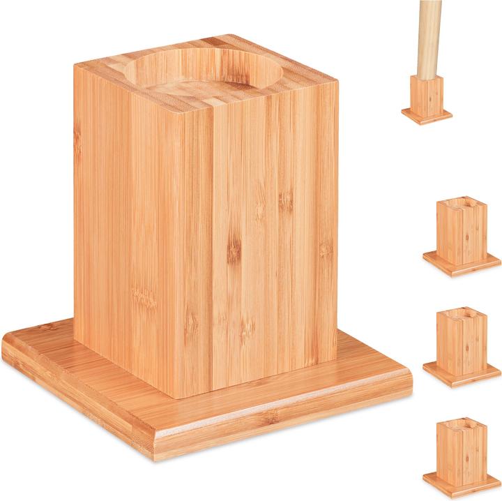 Relaxdays Elephant Feet Set of 4, Height 14 cm