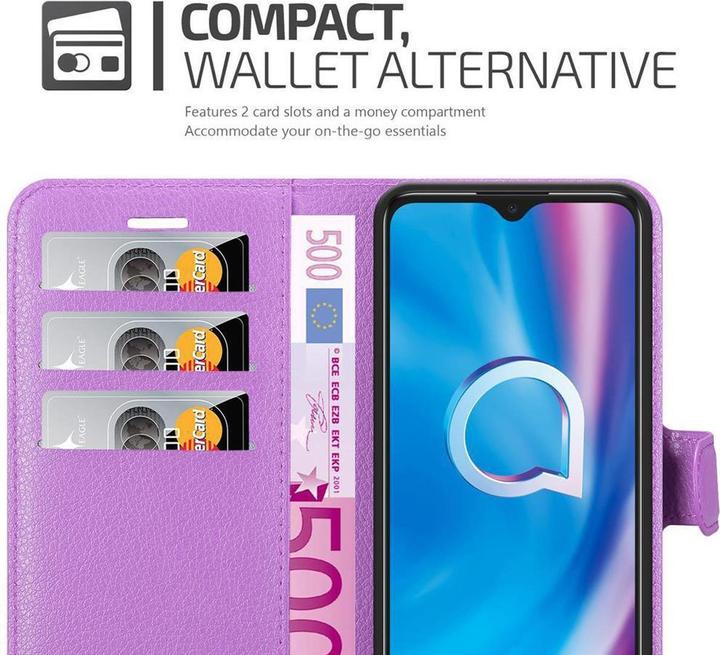 Productafbeelding Cadorabo Boek met kaft met standfunctie (Alcatel 1S (2020))