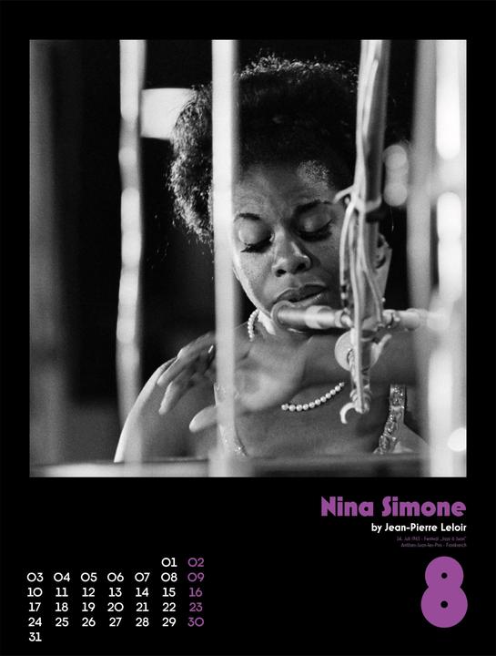 Produktbild Jazz Kalender 2026 (Englisch, Deutsch, Französisch, Spanisch)