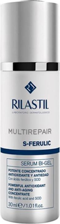 Actual product image Rilastil Multirepair S-Ferulic Serum Bi-Gel 30ml Face Cosmetics Unisex (30 ml)