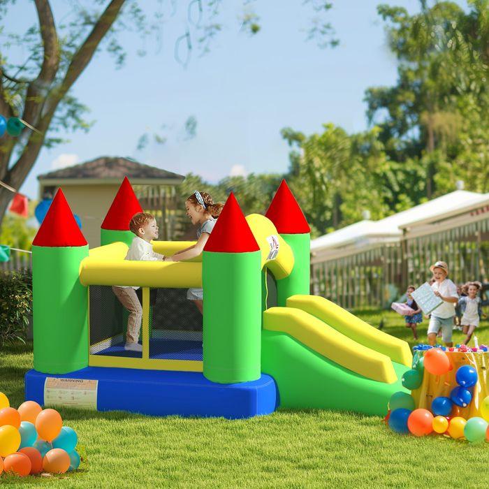 Produktbild Swisshandel24 Aufblasbare Hüpfburg (Rutsche Trampolin)