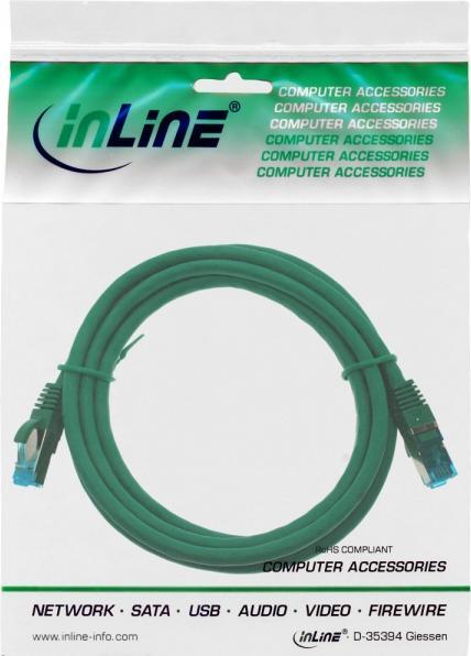 Produktbild InLine Patchkabel Cat.6A, S/FTP (PiMf), 500MHz (S/FTP, CAT6a, 0.50 m)