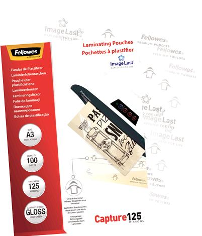 Image du produit Fellowes ImageLast Capture 125 (A3, 100 pièce(s), 125 µm)