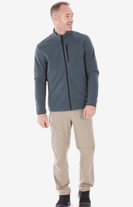 Actual product image Quechua Mh 500 Hiking Fleece Jacket Abyss Grey (M)