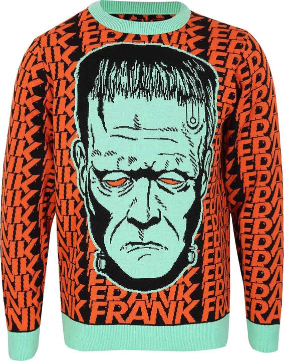 Immagine prodotto Universal Monsters Head Shot Maglione Frankenstein Adulto Unisex (L)