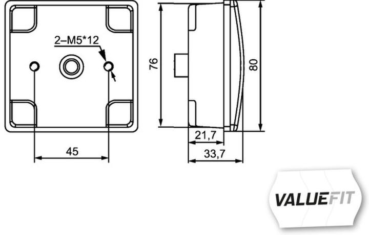 Produktbild Hella Nebelschlussleuchte hinten LED 2NE 357 029-141