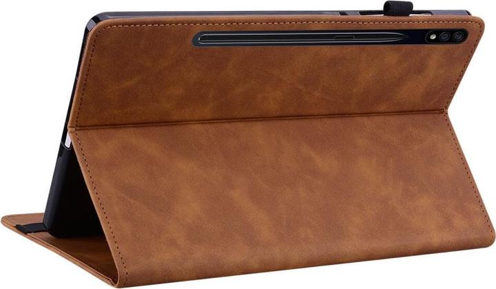 Produktbild Cover-Discount Galaxy Tab S9+ - Schutzhüllle mit Zipper Tasche braun (Galaxy Tab S9+, Galaxy Tab S10+, Galaxy Tab S9 FE)