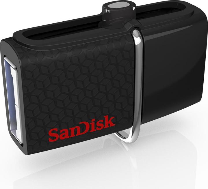 Actual product image SanDisk USB3.0 Ultra Dual 32GB OTG (32 GB, USB-A, Micro USB-A)