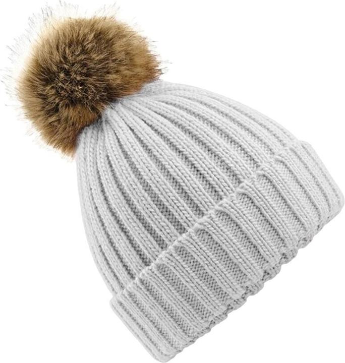 Actual product image Beechfield Knitted hat with bobble (One size)