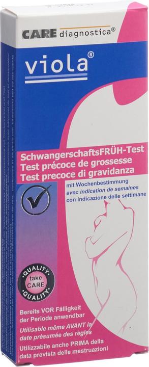 Actual product image Viola Early pregnancy test (1 x)