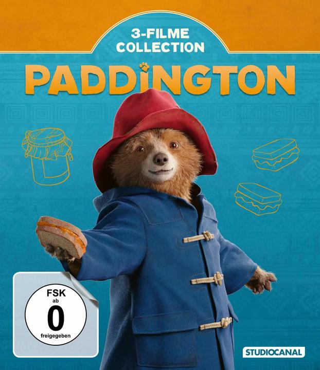 Produktbild Paddington - 3 Filme Collection (Blu-ray, 2014, Deutsch, Englisch)