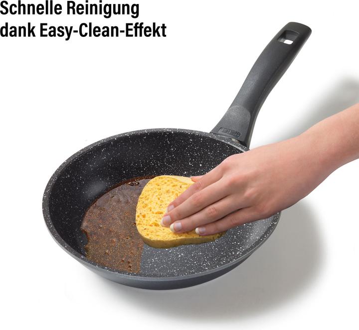 Produktbild Stoneline Pan 6840 Frying, Diameter 20 cm, Suitable for induction hob, Fixed handle, Anthracite (20 cm, Bratpfanne, Aluminium)