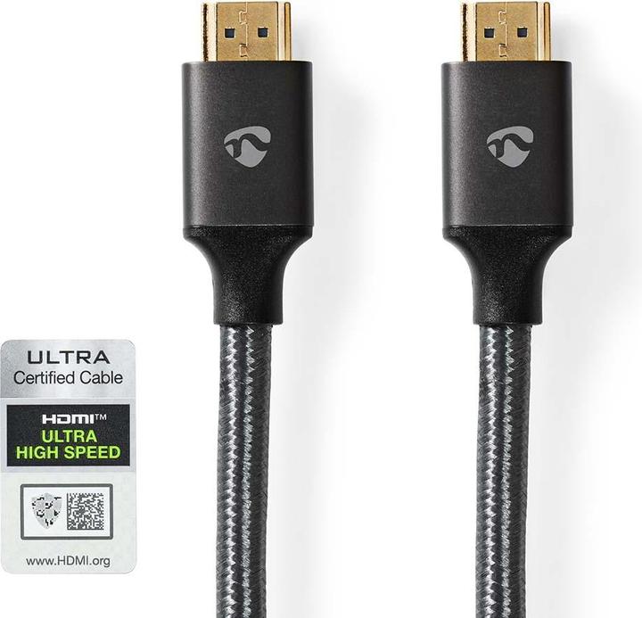 Produktbild Nedis Ultra High Speed ​​HDMI ™ -Kabel | HDMI™ Stecker | HDMI™ Stecker | 8K@60Hz | 48 Gbps | 3.00 m (3 m, HDMI)