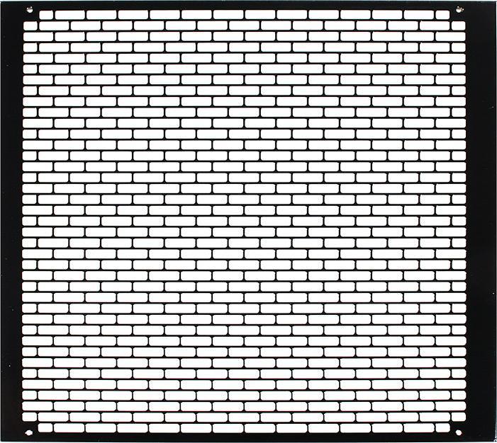 Actual product image Watercool MO-RA3 420 fascia Classic black, (473 x 428 x 27mm )